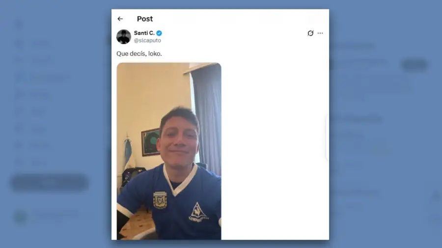 Posteo Santiago Caputo 15072026