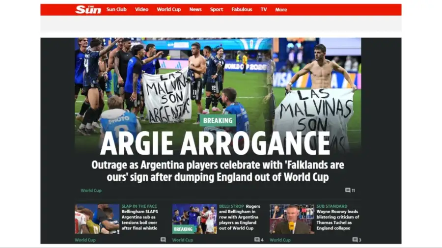 The Sun habla de la