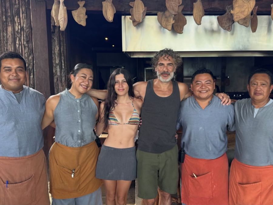 Vacaciones de Leonardo Sbaraglia y su novia Rebeca Ricosta