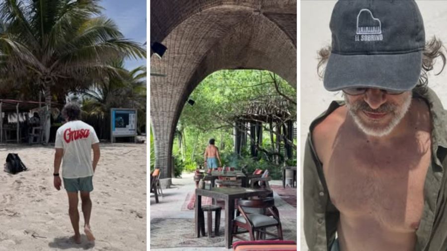 Vacaciones de Leonardo Sbaraglia y su novia Rebeca Ricosta
