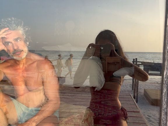 Vacaciones de Leonardo Sbaraglia y su novia Rebeca Ricosta