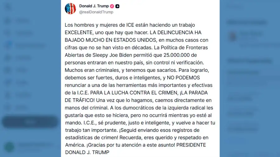 X Donald J Trump 15072026
