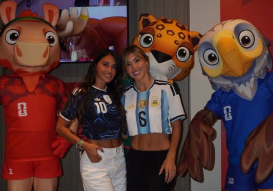 Antonela Roccuzzo y Muri Lopez Benitez