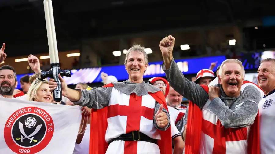El color de las hinchadas del Mundial.