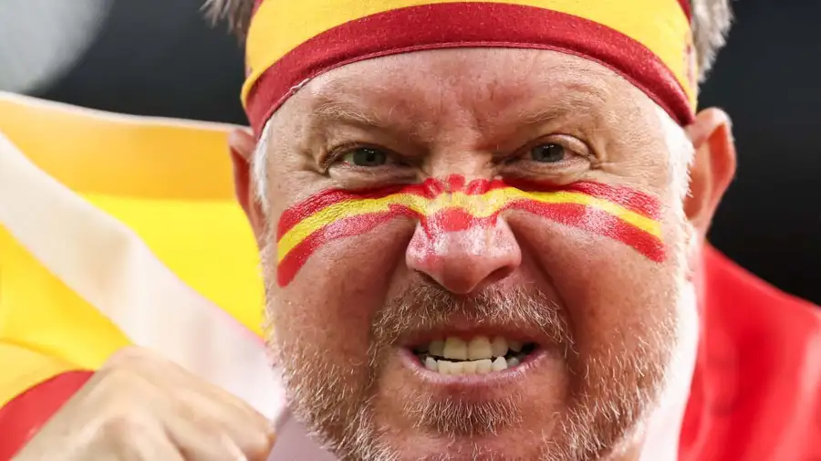 El color de las hinchadas del Mundial.