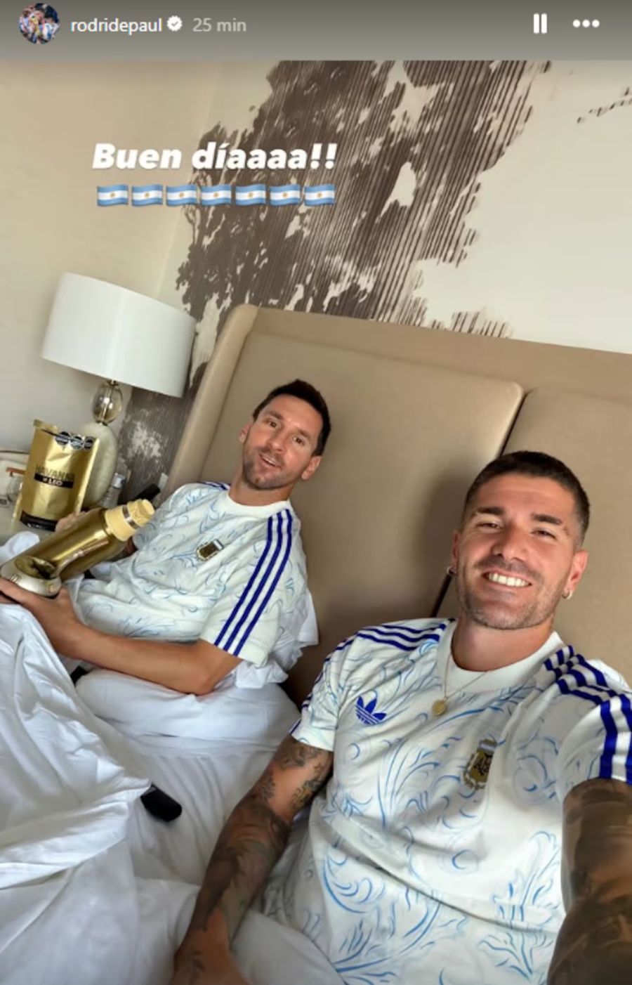 Messi y De Paul