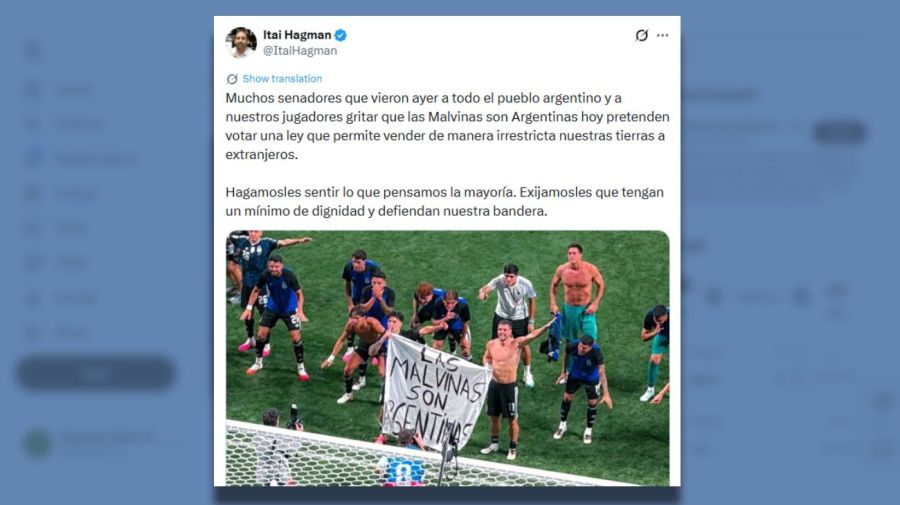 Posteo Itai Hagman 16072026