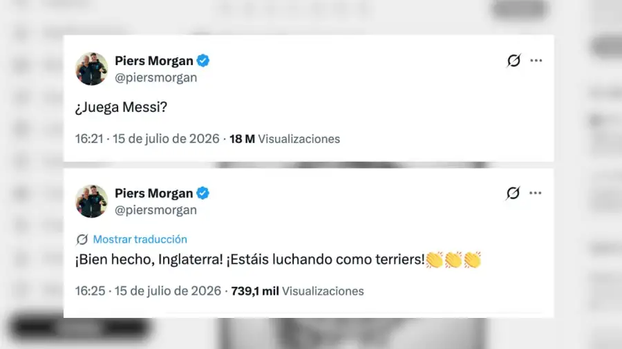 Twitts Piers Morgan