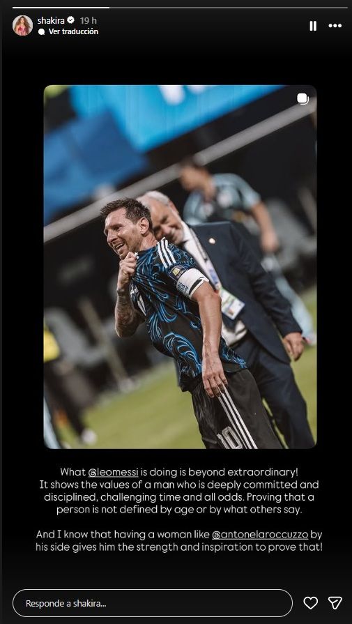 El mensaje de Shakira para Messi y Antonela Roccuzzo