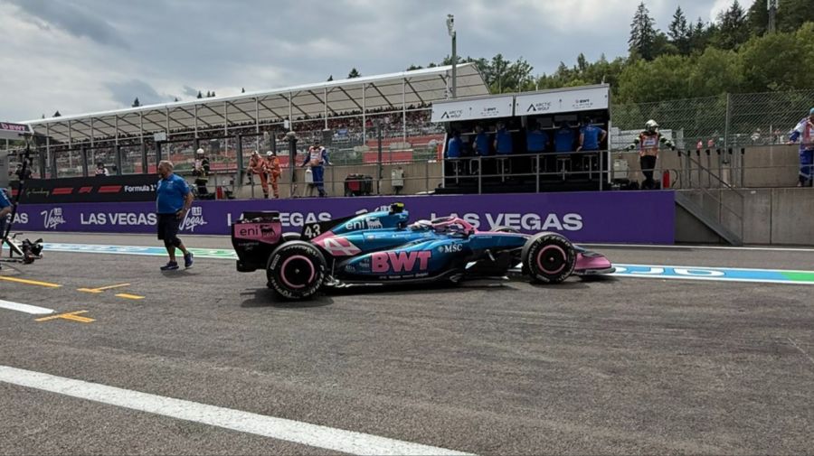 Franco Colapinto en el GP de Bélgica