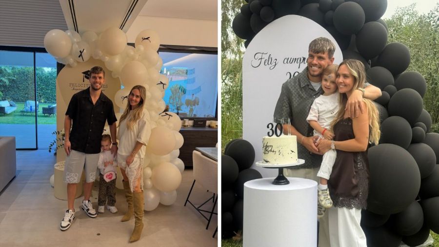 Giovani Lo Celso, Magui Alcácer, Emilia Lo Celso
