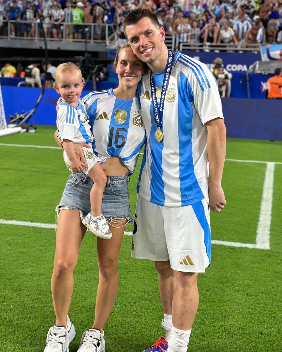 Giovani Lo Celso, Magui Alcácer, Emilia Lo Celso