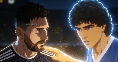 Messi y Maradona anime