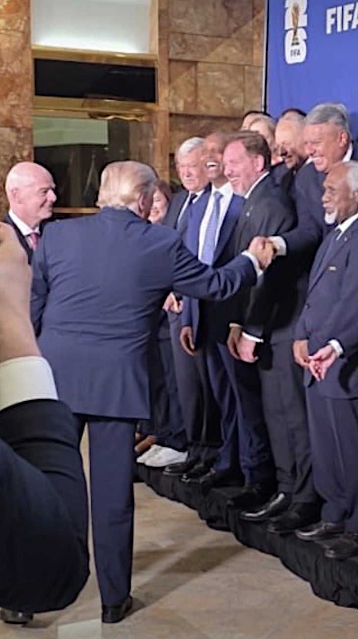 Trump saludó a Chiqui Tapia 17072026