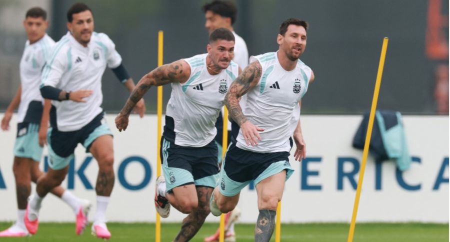 Argentina se entrenó en Nueva Jersey