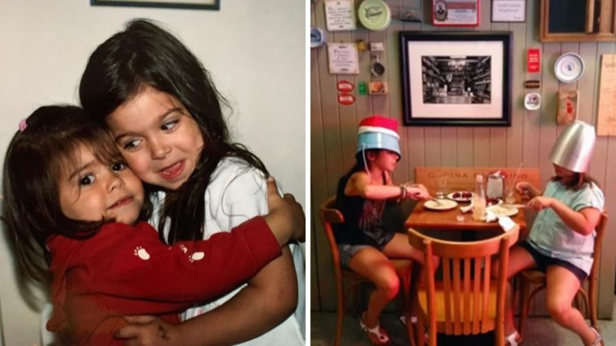 Francesca y Raffaella, las hijas de Donato de Santis
