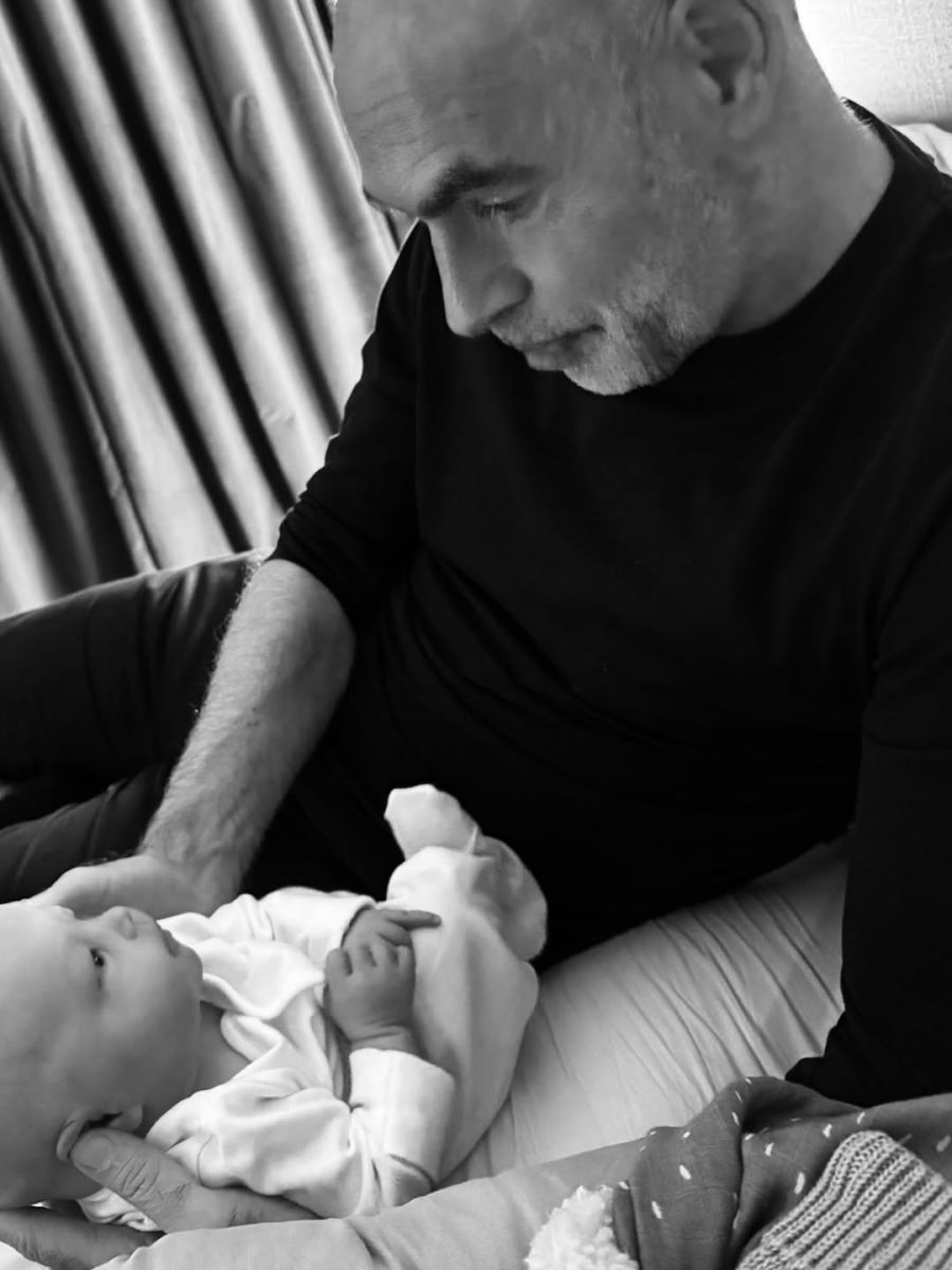 Horacio Rodríguez Larreta con su hijo Justo