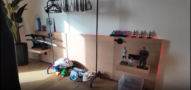 La habitación de Nicolás Tagliafico