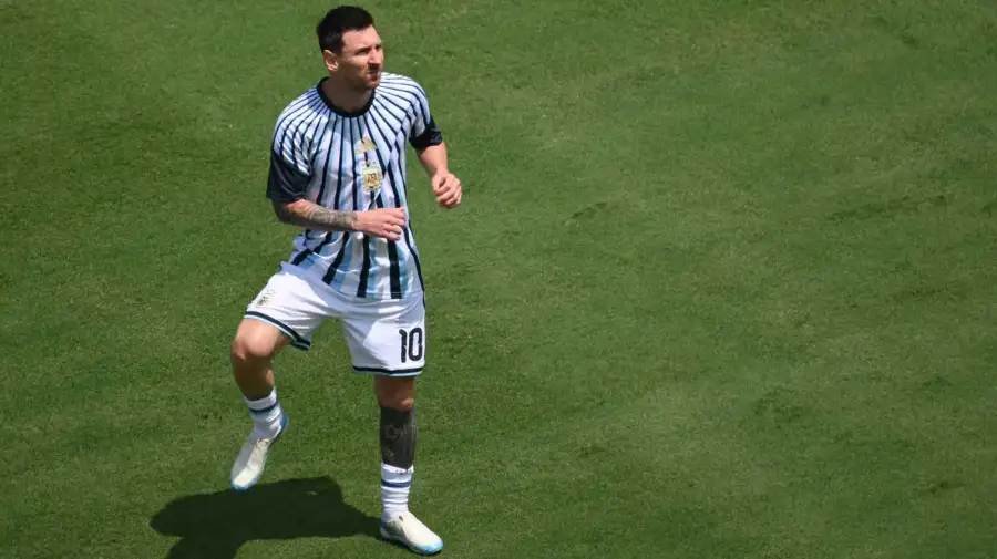 La selección argentina en el campo de juego 19072026