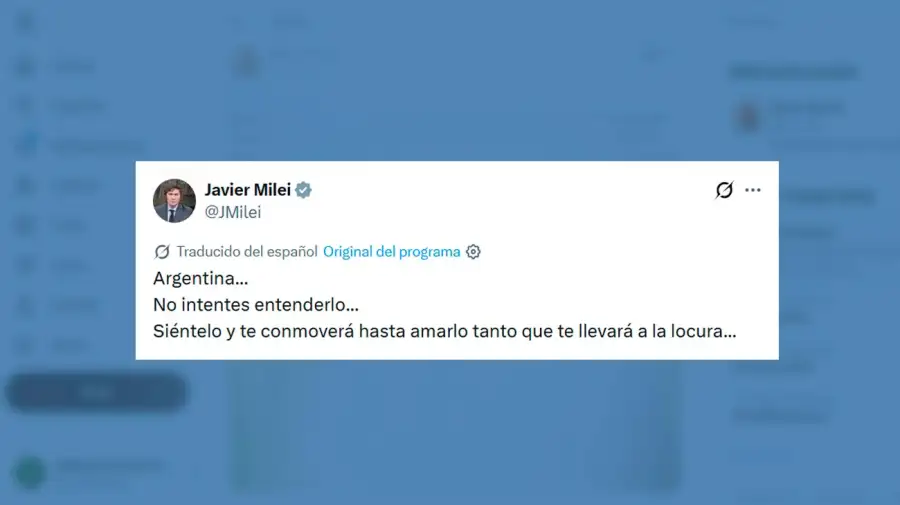 X Javier Milei 19072026