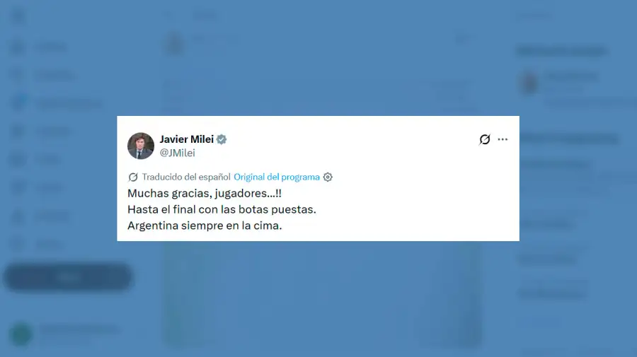 X Javier Milei 19072026
