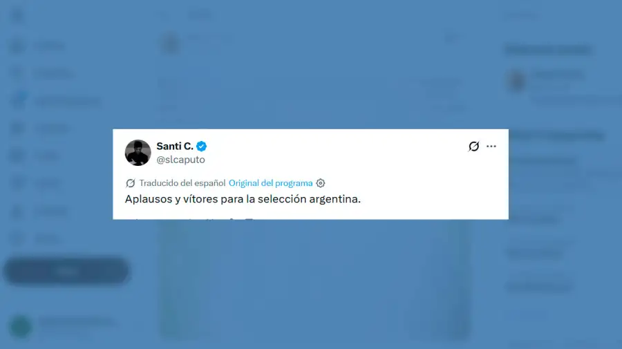 X Santiago Caputo 19072026