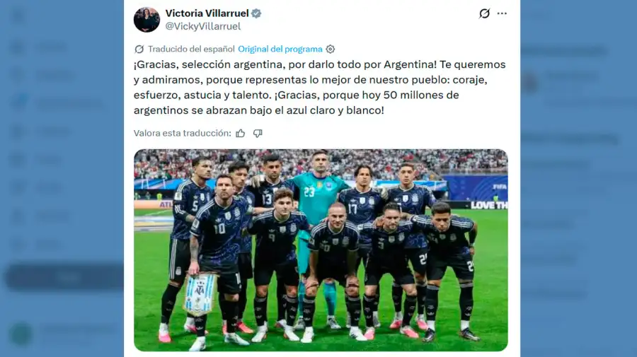 x Victoria Villarruel 19072026