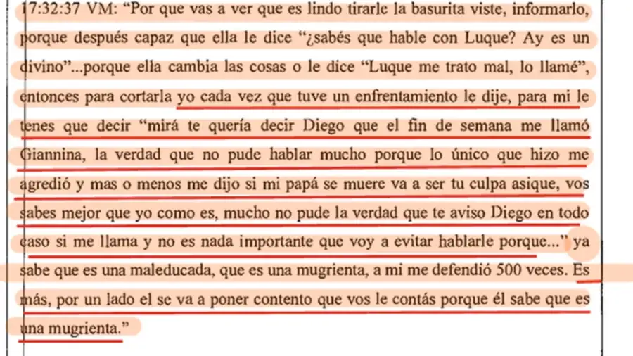Chats de Leopoldo Luque en el juicio por la muerte de Maradona 20260719