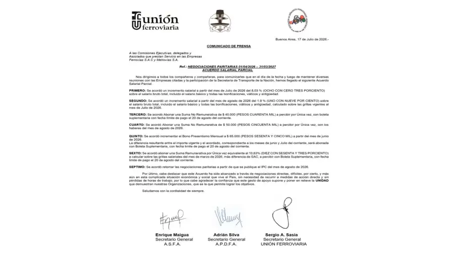 Comunicado 20072026