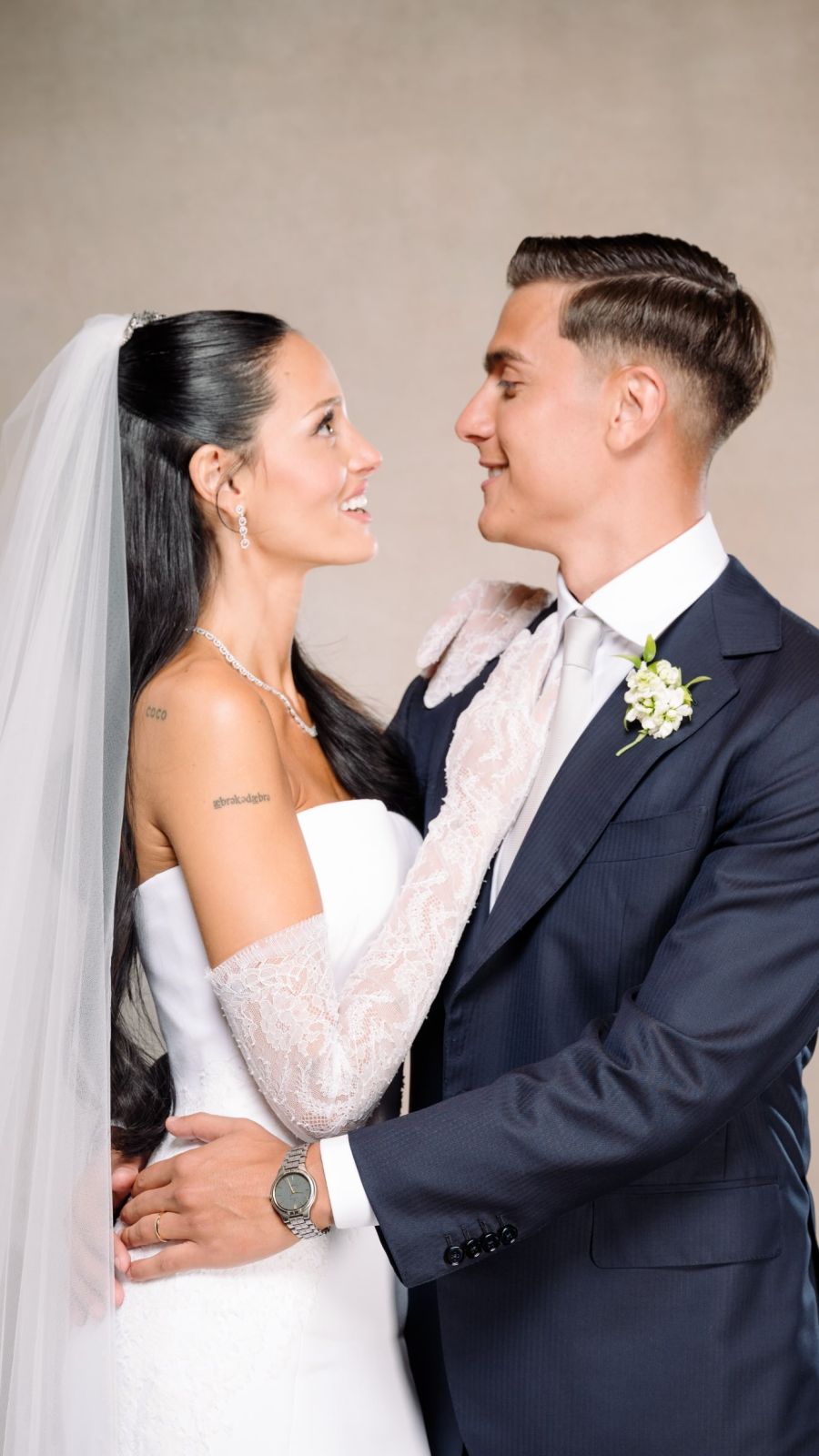 Oriana Sabatini y Paulo Dybala