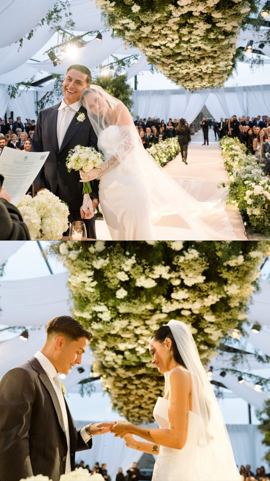 Oriana Sabatini y Paulo Dybala