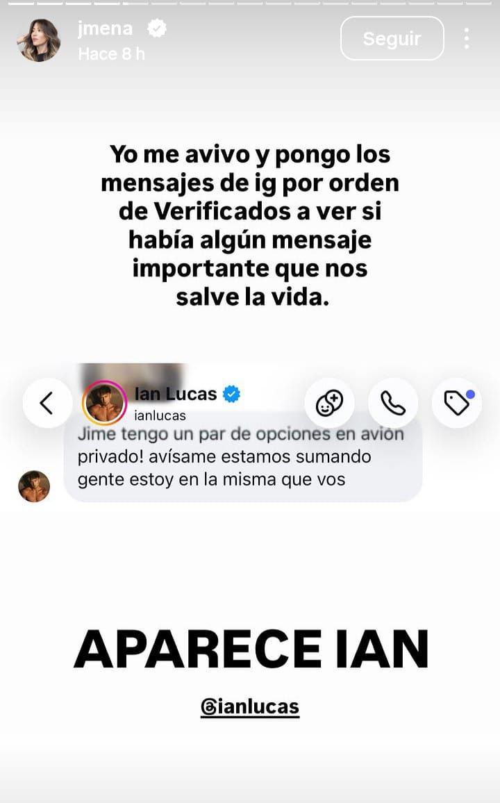 Posteo Jimena Barón