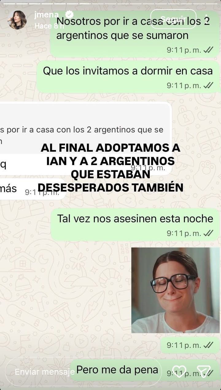 Posteo Jimena Barón