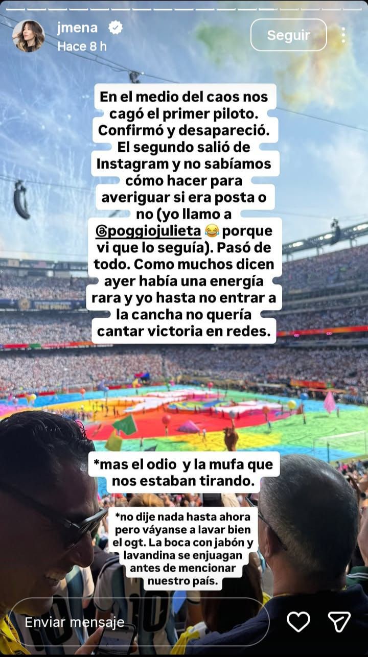 Posteo Jimena Barón