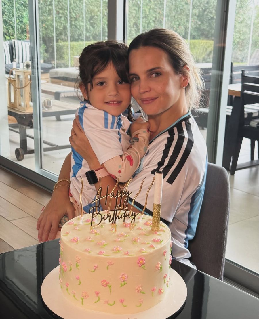 Sabrina Garciarena con su hija