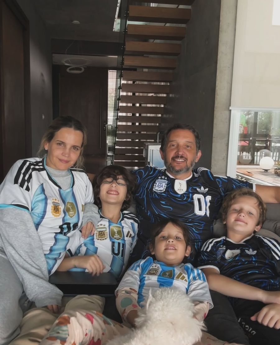 Sabrina Garciarena y su familia