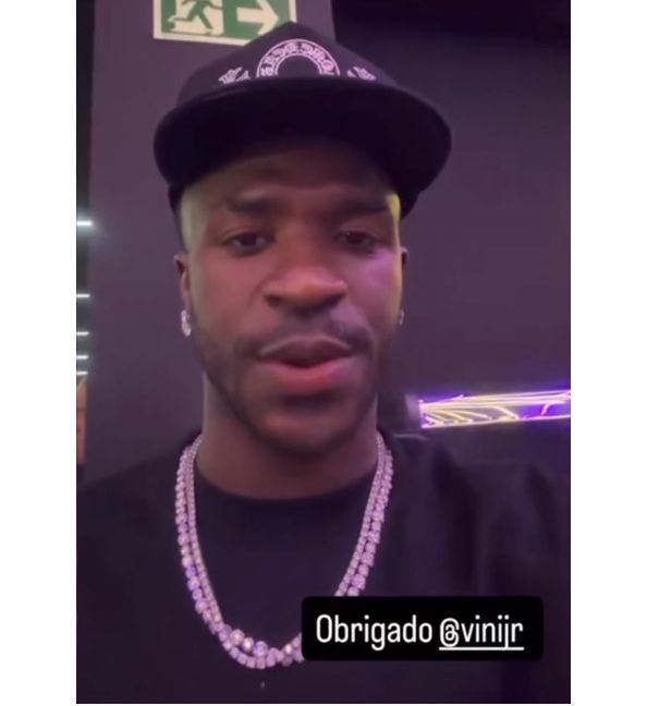 El nuevo look de Vinicius Jr.