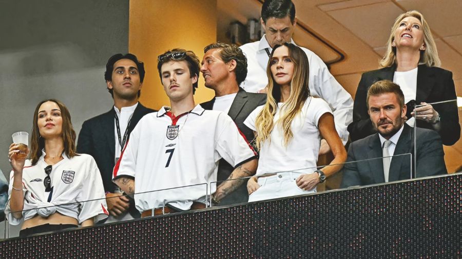 Famosos en Argentina contra Inglaterra
