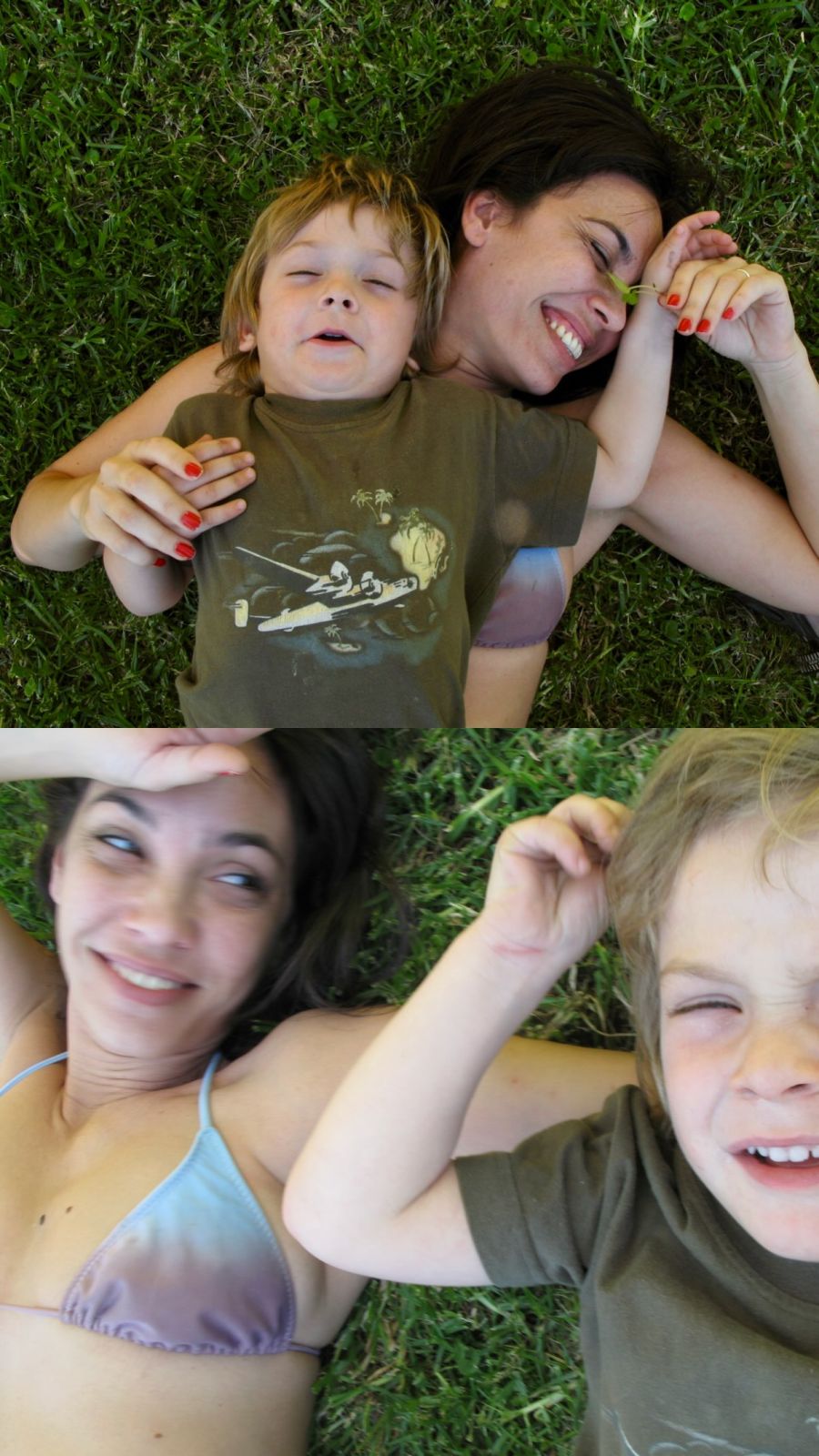 La foto que compartió Benicio con su madre Ernestina Pais