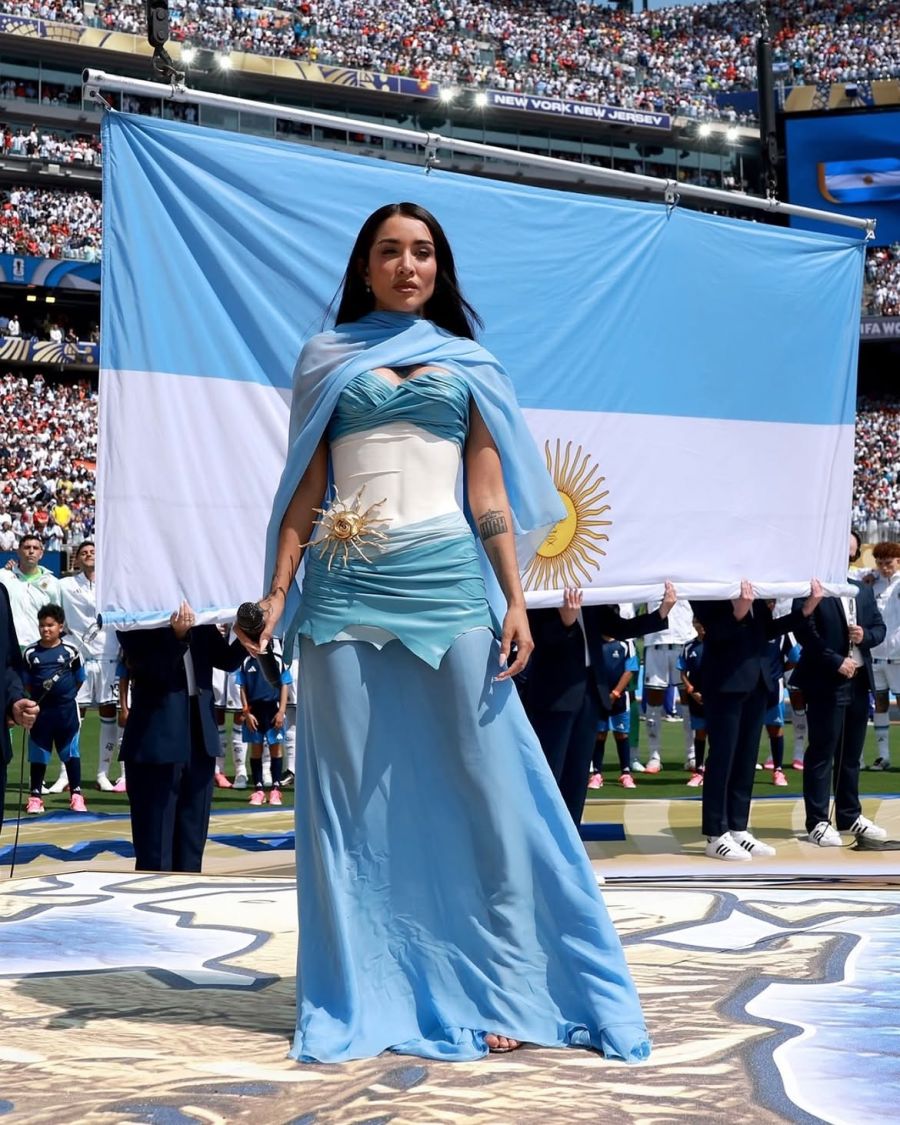 Maria Becerra en el Mundial