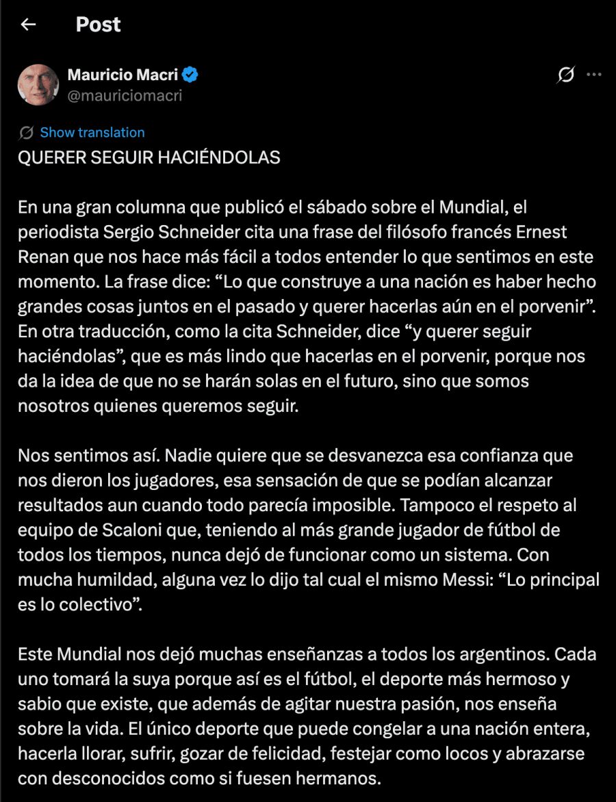 Mauricio Macri