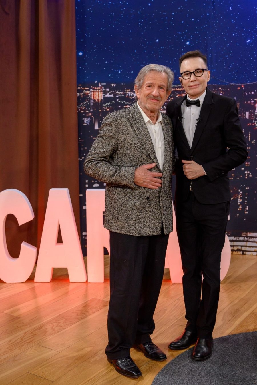 Pablo Alarcón con Marcelo Polino
