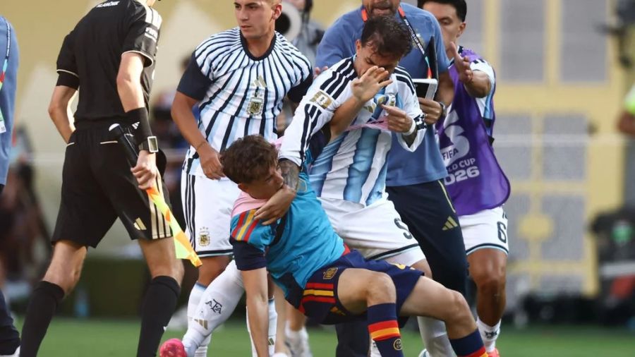Pelea en la final del Mundial 2026