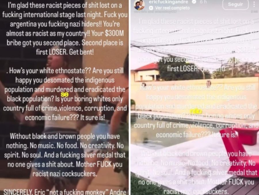 Eric André insultó a Argentina
