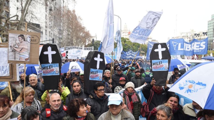 Marcha de la CGT con jubilados 22072026