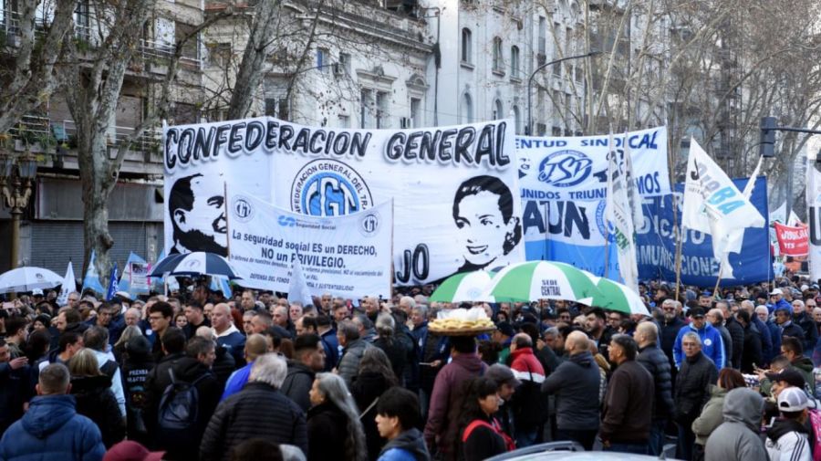 Marcha de la CGT con jubilados 22072026