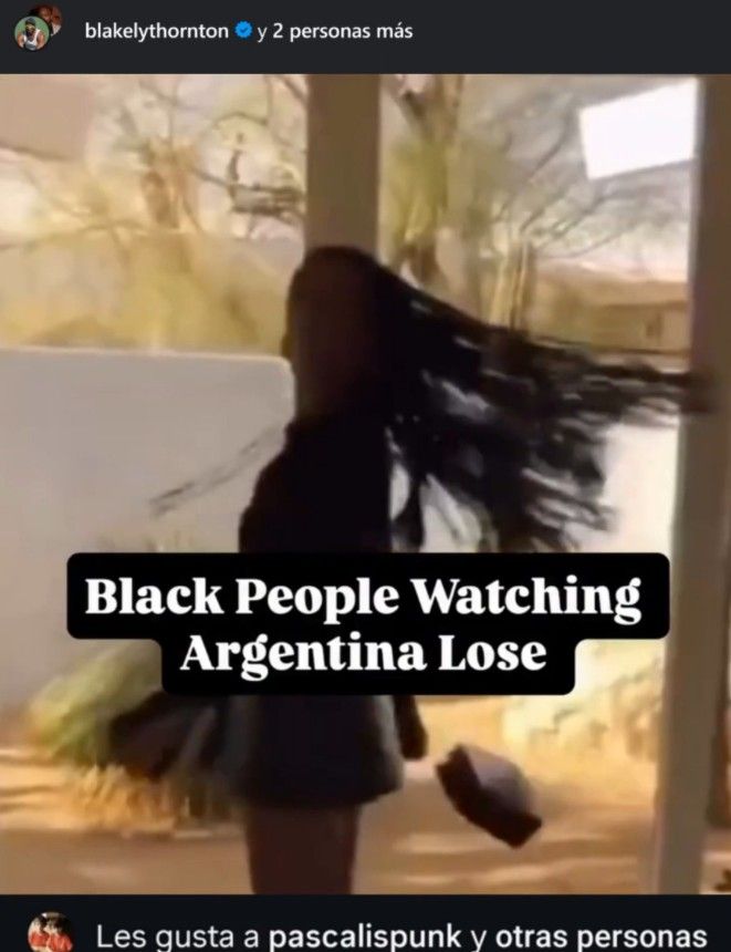 Pedro Pacal puso me gusta a un posteo contra Argentina