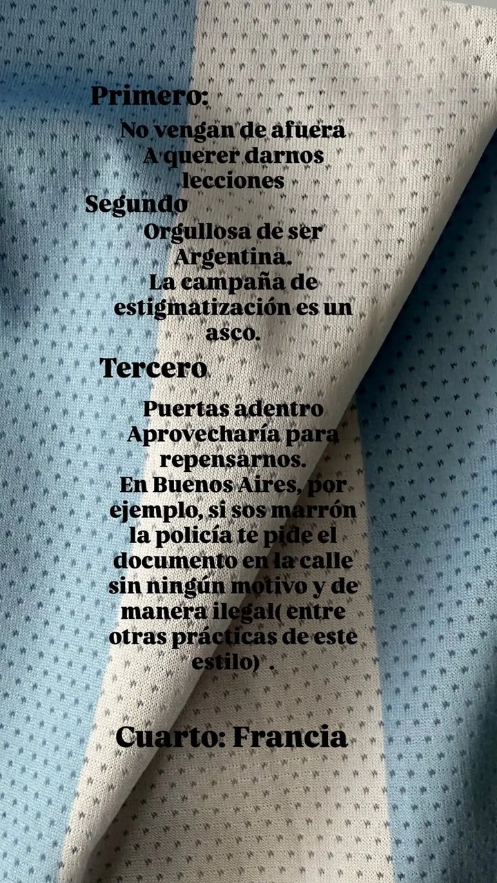 El descargo de Griselda Siciliani