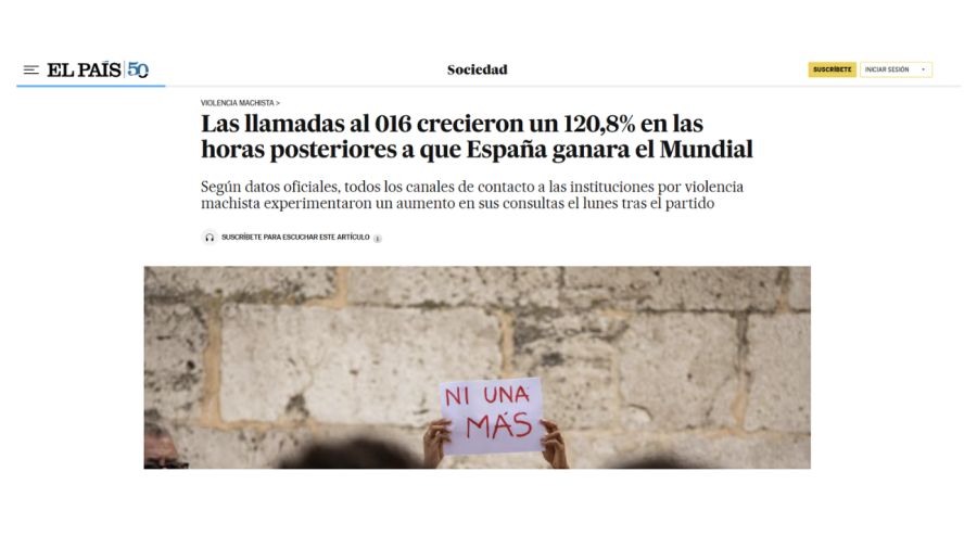 España registró una suba del 120% en pedidos de ayuda por violencia de género