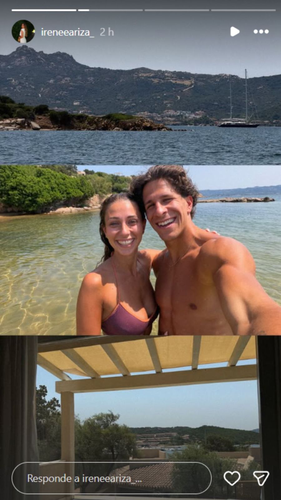 Giuiliano Simeone e Irene Ariza